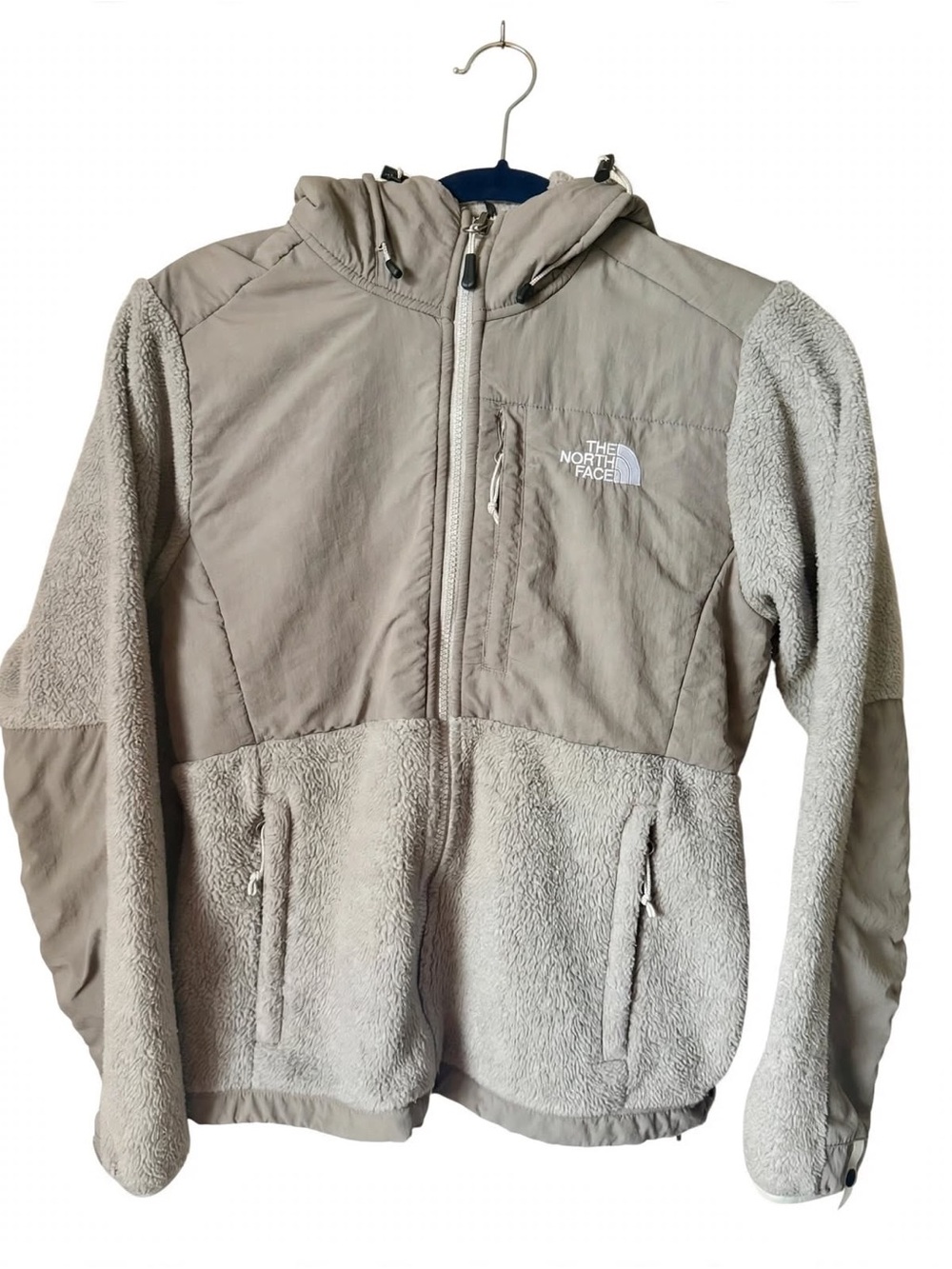 Good The North Face Denali 2 Hoodie Womens Fleece Taupe XL